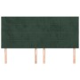 Kopfteile 4 Einheiten aus dunkelgrünem Samt 90x5x78/88 cm von , Kopf- und Fußteile - Ref: Foro24-3116395, Preis: 130,64 €, Ra...