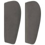 Kopfteil aus dunkelgrauem Samt, 163 x 23 x 78/88 cm von , Kopf- und Fußteile - Ref: Foro24-3117199, Preis: 74,61 €, Rabatt: %