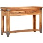 Mesa consola de madera maciza de acacia 110x34x74 cm de vidaXL, Mesitas de noche - Ref: Foro24-338469, Precio: 173,36 €, Desc...