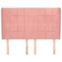 Kopfteil mit rosa Samtohren 147x23x118/128 cm von , Kopf- und Fußteile - Ref: Foro24-3118009, Preis: 126,72 €, Rabatt: %