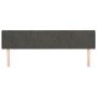 Kopfteil aus dunkelgrauem Samt, 163 x 16 x 78/88 cm von , Kopf- und Fußteile - Ref: Foro24-3118823, Preis: 75,27 €, Rabatt: %