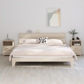 HAMAR Nachttische 2 Einheiten massive Kiefer honigbraun 40x35x62 cm von vidaXL, Nachttische - Ref: Foro24-340416, Preis: 123,...