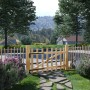 Hazelnut wood fence gate 100x60 cm by vidaXL, garden gates - Ref: Foro24-142589, Price: 53,99 €, Discount: %