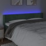 Dark green velvet LED headboard 163x16x78/88 cm by , Headboards and footboards - Ref: Foro24-3123293, Price: 67,11 €, Discoun...