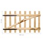 Zauntor aus Haselnussholz, 100 x 60 cm von vidaXL, Gartentore - Ref: Foro24-142589, Preis: 53,99 €, Rabatt: %