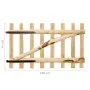 Zauntor aus Haselnussholz, 100 x 60 cm von vidaXL, Gartentore - Ref: Foro24-142589, Preis: 53,99 €, Rabatt: %