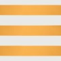 Toldo retráctil aluminio y tela amarillo y blanco 3,5x2,5 m