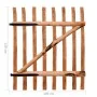 Zauntür 100x120cm imprägniertes Haselholz von vidaXL, Gartentore - Ref: Foro24-142597, Preis: 106,31 €, Rabatt: %