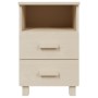 HAMAR bedside tables 2 units solid pine honey brown 40x35x62 cm by vidaXL, Nightstands - Ref: Foro24-340416, Price: 123,07 €,...