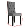 Esszimmerstühle 2 Einheiten dunkelgrauer Stoff von vidaXL, Essstühle - Ref: Foro24-245514, Preis: 168,17 €, Rabatt: %