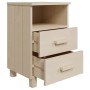 HAMAR bedside tables 2 units solid pine honey brown 40x35x62 cm by vidaXL, Nightstands - Ref: Foro24-340416, Price: 123,07 €,...