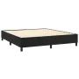 Box spring bed with black velvet mattress 160x200 cm by , Beds and slatted bases - Ref: Foro24-3143033, Price: 551,12 €, Disc...