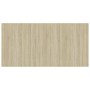 Esstisch aus Sonoma-Eichenholzwerkstoff, 180 x 90 x 76 cm von , Küchen- und Esstische - Ref: Foro24-800471, Preis: 109,55 €, ...