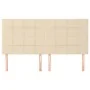Headboards 4 units of cream-colored fabric 80x5x78/88 cm by , Headboards and footboards - Ref: Foro24-3116343, Price: 120,29 ...