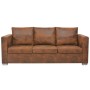 Kunstleder-Sofa mit 3 Plätzen aus Wildlederimitat, 191x73x82 cm. von vidaXL, Sofas - Ref: Foro24-244703, Preis: 469,07 €, Rab...