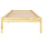 Estructura de cama madera maciza 75x190 cm de , Camas y somieres - Ref: Foro24-809977, Precio: 57,89 €, Descuento: %