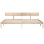 Estructura de cama madera maciza de pino 180x200 cm de , Camas y somieres - Ref: Foro24-810162, Precio: 129,24 €
