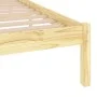 Solid wood bed frame 75x190 cm by , Beds and slatted bases - Ref: Foro24-809977, Price: 54,67 €, Discount: %