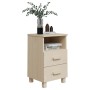 HAMAR bedside tables 2 units solid pine honey brown 40x35x62 cm by vidaXL, Nightstands - Ref: Foro24-340416, Price: 123,07 €,...
