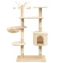 Cat scratching post with sisal scratching post 125 cm beige by vidaXL, Cat furniture - Ref: Foro24-170482, Price: 72,27 €, Di...