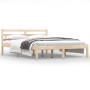 Bettgestell aus massivem Kiefernholz, 140 x 190 cm von , Betten und Lattenroste - Ref: Foro24-810410, Preis: 97,60 €, Rabatt: %