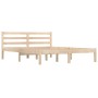 Bettgestell aus massivem Kiefernholz, 140 x 190 cm von , Betten und Lattenroste - Ref: Foro24-810410, Preis: 97,60 €, Rabatt: %