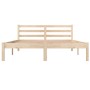 Bettgestell aus massivem Kiefernholz, 140 x 190 cm von , Betten und Lattenroste - Ref: Foro24-810410, Preis: 97,60 €, Rabatt: %