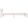 Estructura de cama madera maciza de pino blanco 100x200 cm de , Camas y somieres - Ref: Foro24-810486, Precio: 109,76 €, Desc...