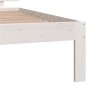 Massives Bettgestell aus weißem Kiefernholz, 100 x 200 cm von , Betten und Lattenroste - Ref: Foro24-810486, Preis: 109,82 €,...