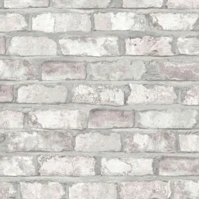 DUTCH WALLCOVERINGS Weißes Ziegelwandpapier EW3104 von DUTCH WALLCOVERINGS, Bemaltes Papier - Ref: Foro24-422378, Preis: 28,3...