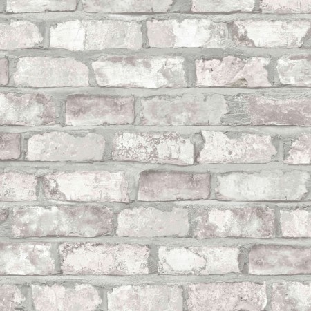 DUTCH WALLCOVERINGS Weißes Ziegelwandpapier EW3104 von DUTCH WALLCOVERINGS, Bemaltes Papier - Ref: Foro24-422378, Preis: 28,3...