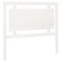 Cabecero de cama madera maciza de pino blanco 105,5x4x100 cm de , Cabeceros y pies de cama - Ref: Foro24-817926, Precio: 58,8...