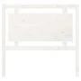 Cabecero de cama madera maciza de pino blanco 105,5x4x100 cm de , Cabeceros y pies de cama - Ref: Foro24-817926, Precio: 58,8...