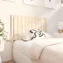 Solid pine wood bed headboard 105.5x4x100 cm by , Headboards and footboards - Ref: Foro24-818855, Price: 57,74 €, Discount: %