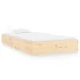 Estructura de cama madera maciza 100x200 cm de , Camas y somieres - Ref: Foro24-820052, Precio: 95,64 €, Descuento: %
