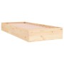 Solid wood bed frame 90x190 cm by , Beds and slatted bases - Ref: Foro24-820067, Price: 82,04 €, Discount: %