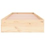 Solid wood bed frame 90x190 cm by , Beds and slatted bases - Ref: Foro24-820067, Price: 82,04 €, Discount: %