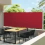 Retractable side awning for patio red 600x160 cm by , Umbrellas - Ref: Foro24-313378, Price: 102,05 €, Discount: %