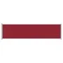 Retractable side awning for patio red 600x160 cm by , Umbrellas - Ref: Foro24-313378, Price: 102,05 €, Discount: %