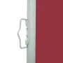 Toldo lateral retráctil para patio rojo 600x160 cm de , Sombrillas - Ref: Foro24-313378, Precio: 102,03 €, Descuento: %