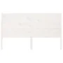 Kopfteil aus massivem weißem Kiefernholz, 141 x 4 x 100 cm von , Kopf- und Fußteile - Ref: Foro24-818716, Preis: 100,09 €, Ra...
