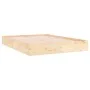 Solid wood bed frame 200x200 cm by , Beds and slatted bases - Ref: Foro24-820022, Price: 120,08 €, Discount: %
