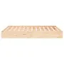 Solid wood bed frame 200x200 cm by , Beds and slatted bases - Ref: Foro24-820022, Price: 120,08 €, Discount: %