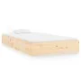 Estructura de cama de madera maciza 90x200 cm de , Camas y somieres - Ref: Foro24-820057, Precio: 84,76 €, Descuento: %