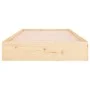 Solid wood bed frame 90x200 cm by , Beds and slatted bases - Ref: Foro24-820057, Price: 84,76 €, Discount: %
