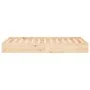 Solid wood bed frame 90x200 cm by , Beds and slatted bases - Ref: Foro24-820057, Price: 84,76 €, Discount: %
