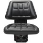 Black tractor seat with suspension by vidaXL, Tractor Accessories and Parts - Ref: Foro24-142316, Price: 153,77 €, Discount: %