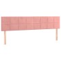 Kopfteile 2 Einheiten aus rosa Samt 80x5x78/88 cm von , Kopf- und Fußteile - Ref: Foro24-346073, Preis: 53,36 €, Rabatt: %