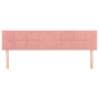 Kopfteile 2 Einheiten aus rosa Samt 80x5x78/88 cm von , Kopf- und Fußteile - Ref: Foro24-346073, Preis: 53,36 €, Rabatt: %