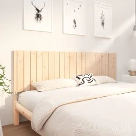 Bettkopfteil aus massivem Kiefernholz, 205,5 x 4 x 100 cm von , Kopf- und Fußteile - Ref: Foro24-818890, Preis: 92,53 €, Raba...